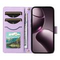 Xiaomi 15T Luxury Quilted Wallet Case - Purple