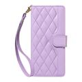 Xiaomi 15T Luxury Quilted Wallet Case - Purple