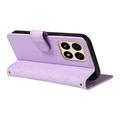 Xiaomi 15T Luxury Quilted Wallet Case - Purple