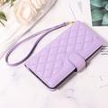 Xiaomi 15T Luxury Quilted Wallet Case - Purple