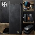 Xiaomi 17 Caseme 033 Calf Texture Wallet Case with RFID Blocking - Black