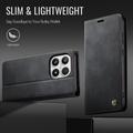 Xiaomi 17 Caseme 033 Calf Texture Wallet Case with RFID Blocking - Black