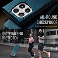 Xiaomi 17 Caseme 033 Calf Texture Wallet Case with RFID Blocking - Green