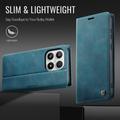 Xiaomi 17 Caseme 033 Calf Texture Wallet Case with RFID Blocking - Green
