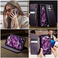 Xiaomi 17 Caseme 033 Calf Texture Wallet Case with RFID Blocking - Purple