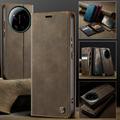 Xiaomi 17 Ultra Caseme 033 Calf Texture Wallet Case with RFID Blocking - Coffee