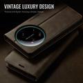 Xiaomi 17 Ultra Caseme 033 Calf Texture Wallet Case with RFID Blocking - Coffee
