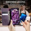 Xiaomi 17 Ultra Caseme 033 Calf Texture Wallet Case with RFID Blocking - Purple