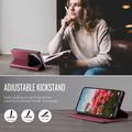 Xiaomi 17 Ultra Caseme 033 Calf Texture Wallet Case with RFID Blocking - Red