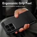 Xiaomi 17T Brushed TPU Case - Carbon Fiber - Black