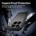 Xiaomi 17T Brushed TPU Case - Carbon Fiber - Black