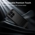 Xiaomi 17T Brushed TPU Case - Carbon Fiber - Black