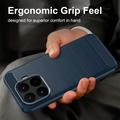 Xiaomi 17T Brushed TPU Case - Carbon Fiber - Blue