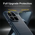 Xiaomi 17T Brushed TPU Case - Carbon Fiber - Blue