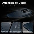 Xiaomi 17T Brushed TPU Case - Carbon Fiber - Blue