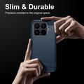 Xiaomi 17T Brushed TPU Case - Carbon Fiber - Blue