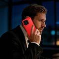 Xiaomi 17T Brushed TPU Case - Carbon Fiber - Red