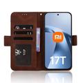 Xiaomi 17T Cardholder Wallet Case - Brown