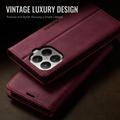 Xiaomi 17T Caseme 033 Calf Texture Wallet Case with RFID Blocking - Red