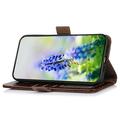Xiaomi 17T Crocodile Series Wallet Leather Case with RFID - Brown
