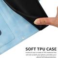 Xiaomi 17T Floral Wallet Case with Card Slots - Baby Blue