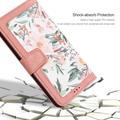 Xiaomi 17T Floral Wallet Case with Card Slots - Pink