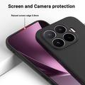 Xiaomi 17T Liquid Silicone Case with Hand Strap - Black