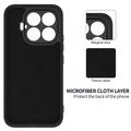 Xiaomi 17T Liquid Silicone Case with Hand Strap - Black