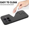 Xiaomi 17T Liquid Silicone Case with Hand Strap - Black