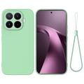 Xiaomi 17T Liquid Silicone Case with Hand Strap - Green