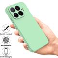 Xiaomi 17T Liquid Silicone Case with Hand Strap - Green