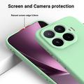 Xiaomi 17T Liquid Silicone Case with Hand Strap - Green