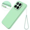 Xiaomi 17T Liquid Silicone Case with Hand Strap - Green