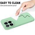 Xiaomi 17T Liquid Silicone Case with Hand Strap - Green
