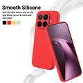 Xiaomi 17T Liquid Silicone Case with Hand Strap - Red