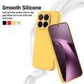 Xiaomi 17T Liquid Silicone Case with Hand Strap - Yellow