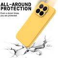 Xiaomi 17T Liquid Silicone Case with Hand Strap - Yellow