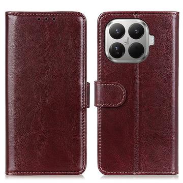 Xiaomi 17T Pro Wallet Case with Stand - Brown