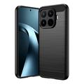 Xiaomi 17T Pro Brushed TPU Case - Carbon Fiber