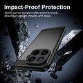 Xiaomi 17T Pro Brushed TPU Case - Carbon Fiber - Black