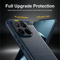 Xiaomi 17T Pro Brushed TPU Case - Carbon Fiber - Blue