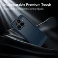 Xiaomi 17T Pro Brushed TPU Case - Carbon Fiber - Blue