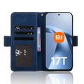 Xiaomi 17T Pro Cardholder Wallet Case - Blue
