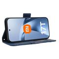 Xiaomi 17T Pro Cardholder Wallet Case - Blue
