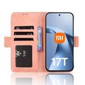 Xiaomi 17T Pro Cardholder Wallet Case - Pink