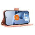 Xiaomi 17T Pro Cardholder Wallet Case - Pink