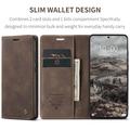 Xiaomi 17T Pro Caseme 013 Series Wallet Case - Coffee