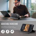 Xiaomi 17T Pro Caseme 033 Calf Texture Wallet Case with RFID Blocking - Black