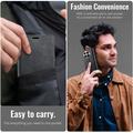 Xiaomi 17T Pro Caseme 033 Calf Texture Wallet Case with RFID Blocking - Black