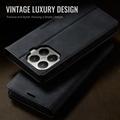 Xiaomi 17T Pro Caseme 033 Calf Texture Wallet Case with RFID Blocking - Black